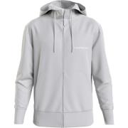 Grijze Hoodie Trui Katoen Calvin Klein , Gray , Heren