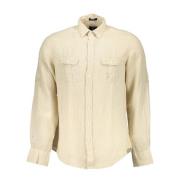 Casual overhemd Gant , Beige , Heren