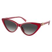 Rode Transparante Zonnebril Harbour Island Michael Kors , Red , Dames