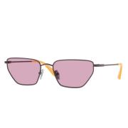 Onregelmatig Metalen Frame Zonnebril Vogue , Purple , Dames