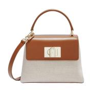 1927 Top Handle Mini Handtas Furla , Brown , Dames