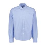Klassieke Hart Shirt Ami Paris , Blue , Heren