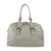 Pre-owned Leather handbags Bottega Veneta Vintage , Gray , Dames