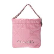 Pre-owned Fabric chanel-bags Chanel Vintage , Pink , Dames