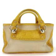 Pre-owned Canvas handbags Celine Vintage , Beige , Dames