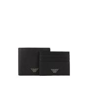 Elegante Kaarthouder Organizer Emporio Armani , Black , Heren