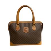 Pre-owned Leather handbags Celine Vintage , Brown , Dames