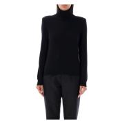 Zwart Gebreid Hoge Hals Trui Tom Ford , Black , Dames