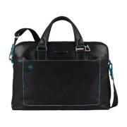 Zwarte Laptoptas en iPad Tas Piquadro , Black , Heren