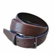 Donkerbruine Leren Riem Blue Square Piquadro , Brown , Heren