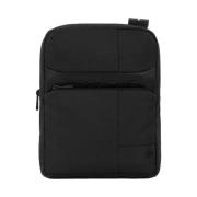 Zwarte iPad-tas met RFID-bescherming Piquadro , Black , Heren