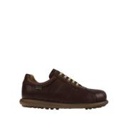 Iconische Leren Sneakers met PU-binnenzool Camper , Brown , Heren