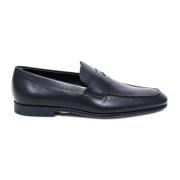 Zwarte Loafer Schoenen met Gegraveerd Logo Tod's , Black , Heren