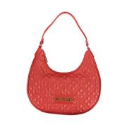 Rode Polyethyleen Schoudertas Love Moschino , Red , Dames