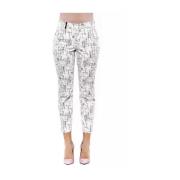 Chique Slim Fit Broek Peserico , Multicolor , Dames