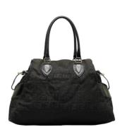 Pre-owned Canvas handbags Fendi Vintage , Black , Dames