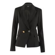 Zwarte Milano Blazer met Juweelketting Liu Jo , Black , Dames