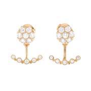 Pre-owned Rose Gold earrings Cartier Vintage , Pink , Dames