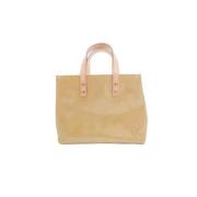 Pre-owned Leather handbags Louis Vuitton Vintage , Yellow , Dames