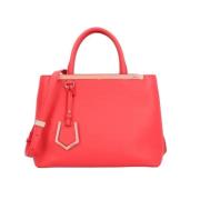 Pre-owned Leather shoulder-bags Fendi Vintage , Red , Dames