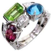 Pre-owned White Gold rings Bvlgari Vintage , Multicolor , Dames