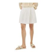 Shorts met wijde pijpen Silvian Heach , White , Dames