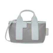 Lichtgewicht Nylon Mini Crossbody Tas Furla , Gray , Dames