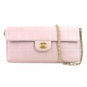 Pre-owned Fabric chanel-bags Chanel Vintage , Pink , Dames