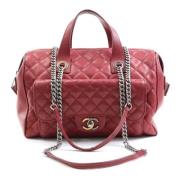 Pre-owned Fabric chanel-bags Chanel Vintage , Red , Dames