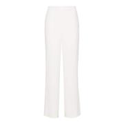 Hoge taille broek met centrale vouw P.a.r.o.s.h. , White , Dames