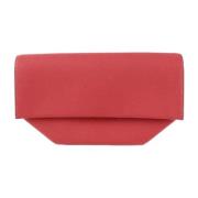 Pre-owned Fabric clutches Hermès Vintage , Red , Dames