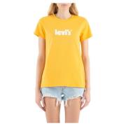 T-shirt Levi's , Orange , Dames