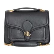 Zwarte Bradley Schoudertas Ralph Lauren , Black , Dames