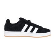 Zwarte Campus Sneakers Adidas Originals , Black , Dames