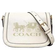 Pre-owned Fabric shoulder-bags Coach Pre-owned , Beige , Dames