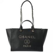 Pre-owned Fabric chanel-bags Chanel Vintage , Black , Dames