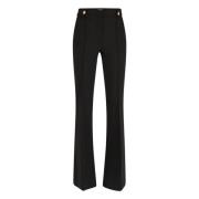 Wijde Pijp Zwarte Broek Liu Jo , Black , Dames