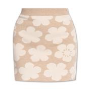 Rok met logo Kenzo , Beige , Dames