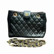 Pre-owned Fabric chanel-bags Chanel Vintage , Green , Dames