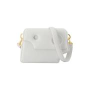 Leather shoulder-bags Off White , White , Dames