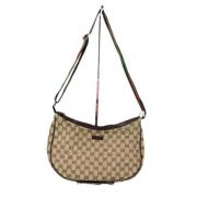 Pre-owned Canvas gucci-bags Gucci Vintage , Beige , Dames