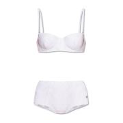 Tweedelig badpak Dolce & Gabbana , White , Dames