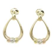Pre-owned Yellow Gold earrings Cartier Vintage , Yellow , Dames