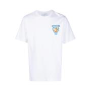 Stralend Oranje T-shirt Casablanca , White , Heren