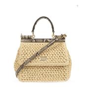 Sicily Mini schoudertas Dolce & Gabbana , Beige , Dames