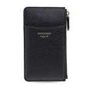 Portemonnee met logo Emporio Armani , Black , Dames