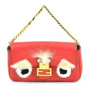 Pre-owned Fabric fendi-bags Fendi Vintage , Red , Dames