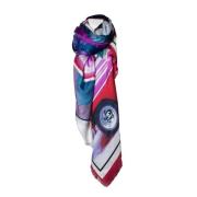 Pre-owned Silk scarves Chanel Vintage , Multicolor , Dames