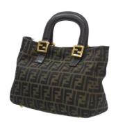 Pre-owned Fabric fendi-bags Fendi Vintage , Brown , Dames