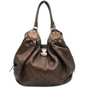 Pre-owned Fabric louis-vuitton-bags Louis Vuitton Vintage , Brown , Da...